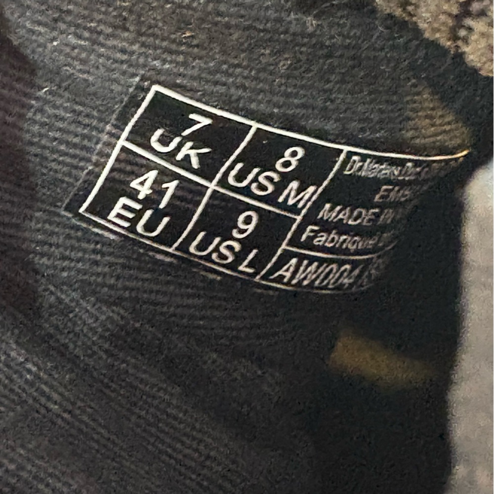 Dr. Martens Black Slip On Boots Chunky Heel - Picture 5 of 7